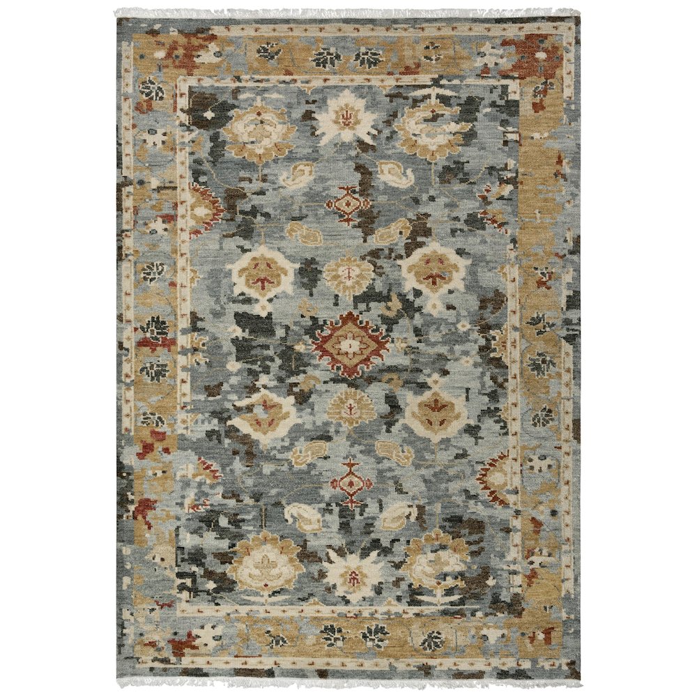 Hand Knotted Cut Pile Wool Rug, 9' x 12'