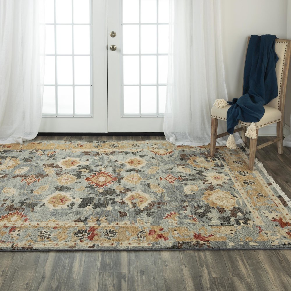 Hand Knotted Cut Pile Wool Rug, 9' x 12'