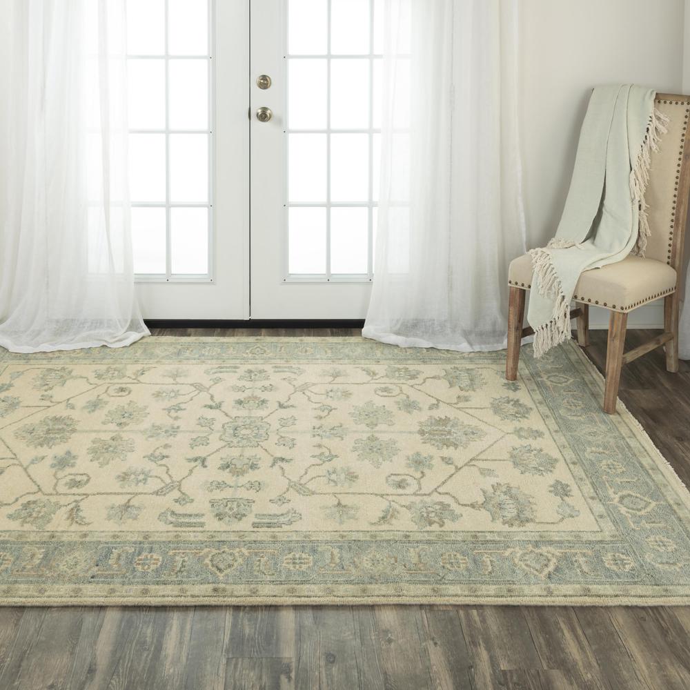 Hand Knotted Cut Pile Wool Rug, 9' x 12'