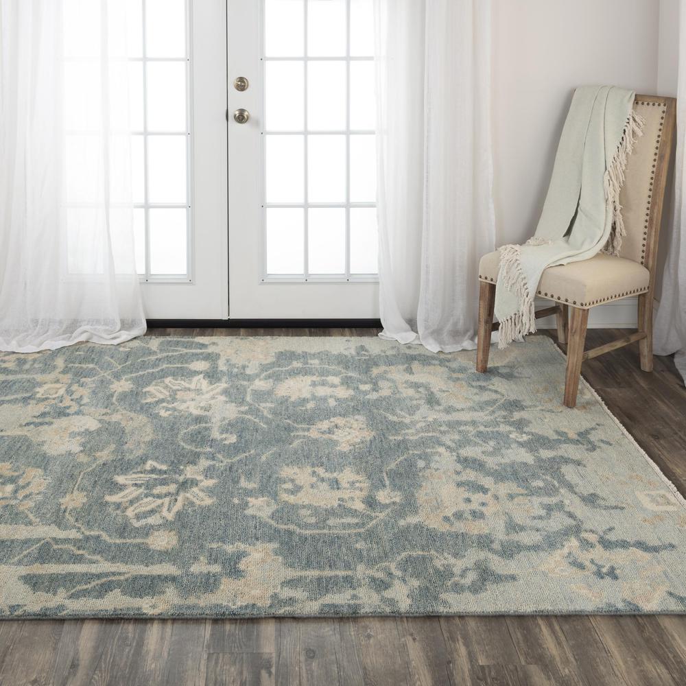 Hand Knotted Cut Pile Wool Rug, 9' x 12'
