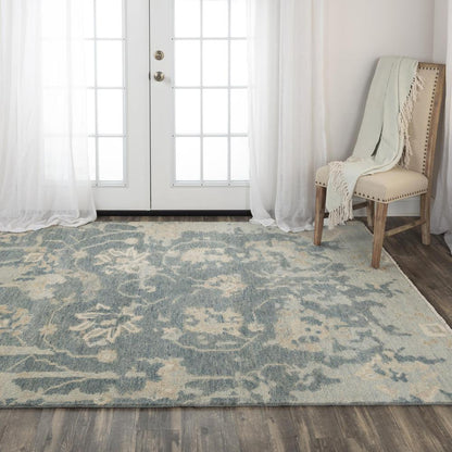 Hand Knotted Cut Pile Wool Rug, 9' x 12'