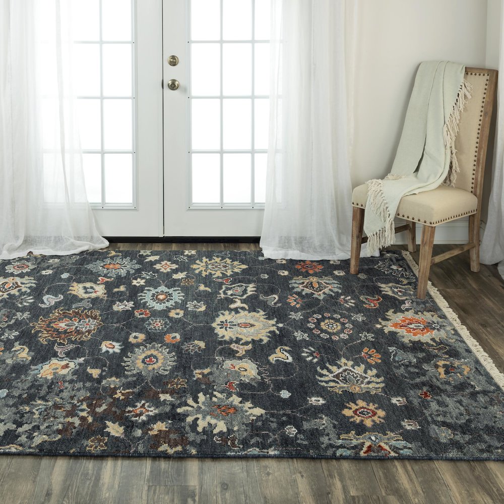 Hand Knotted Cut Pile Wool Rug, 9' x 12'