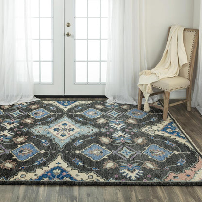 Hand Knotted Cut Pile Wool Rug, 9' x 12'