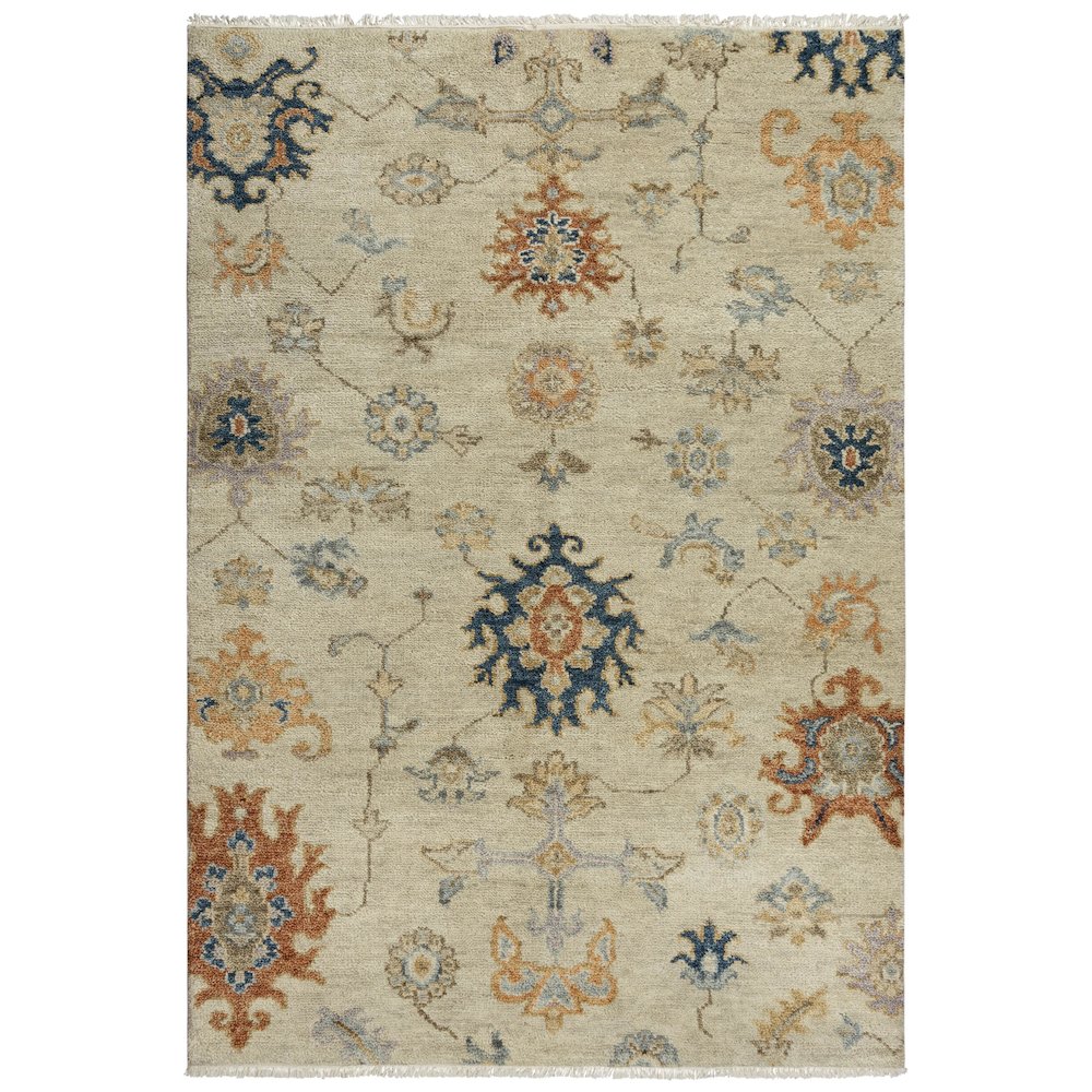 Hand Knotted Cut Pile Wool Rug, 9' x 12'