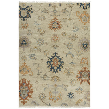 Hand Knotted Cut Pile Wool Rug, 9' x 12'