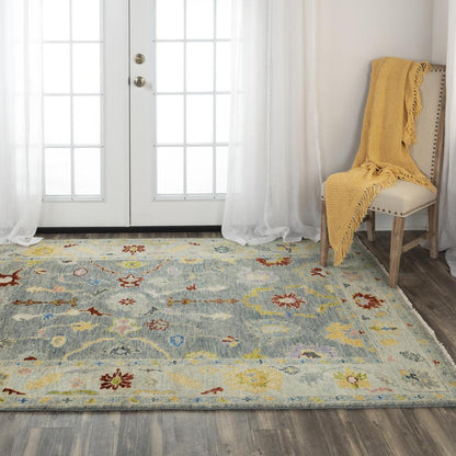 Hand Knotted Cut Pile Wool Rug, 9' x 12'