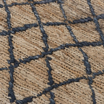 Hand Woven Flat Weave Pile Jute Rug, 10' x 14'