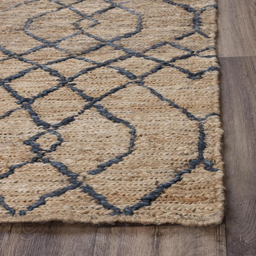 Hand Woven Flat Weave Pile Jute Rug, 10' x 14'