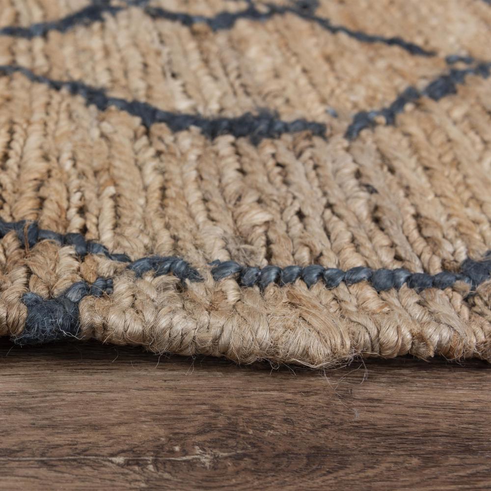 Hand Woven Flat Weave Pile Jute Rug, 10' x 14'