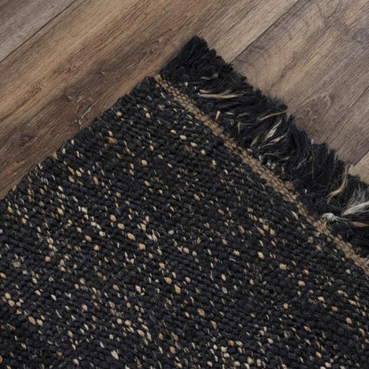 Hand Woven Flat Weave Pile Jute Rug, 10' x 14'