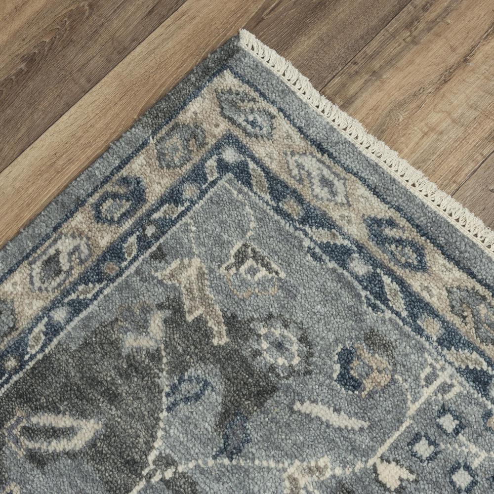 Hand Knotted Cut Pile Hand Spun Wool/ Tencel Rug, 10' x 14'