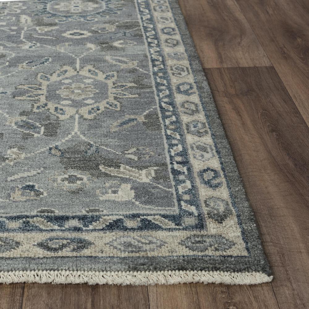 Hand Knotted Cut Pile Hand Spun Wool/ Tencel Rug, 10' x 14'