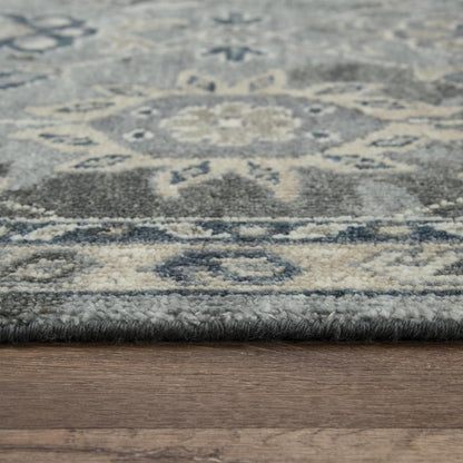 Hand Knotted Cut Pile Hand Spun Wool/ Tencel Rug, 10' x 14'