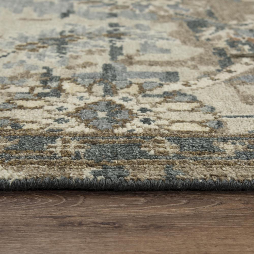 Hand Knotted Cut Pile Hand Spun Wool/ Tencel Rug, 10' x 14'
