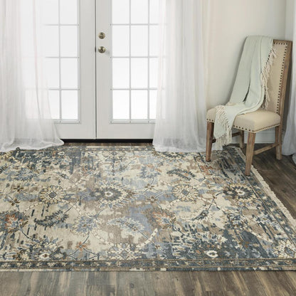 Hand Knotted Cut Pile Hand Spun Wool/ Tencel Rug, 10' x 14'