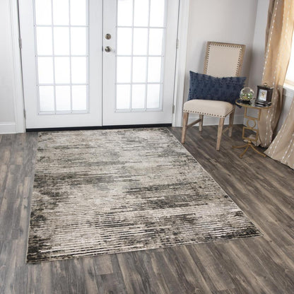 Power Loomed Cut Pile Polyester Rug, 8'10" x 11'10"