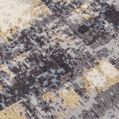 Hybrid Cut Pile NZ Wool/ Tencel Blend Rug, 5' x 8'