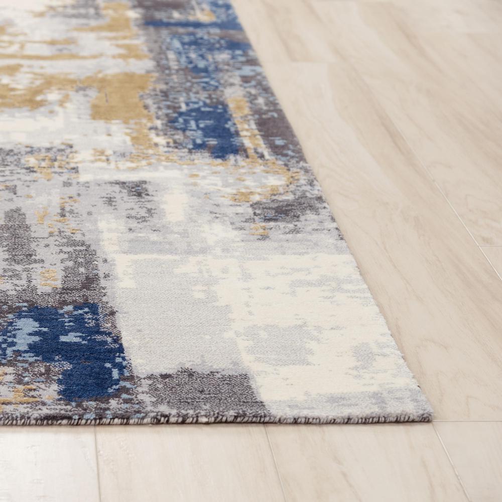 Hybrid Cut Pile NZ Wool/ Tencel Blend Rug, 5' x 8'