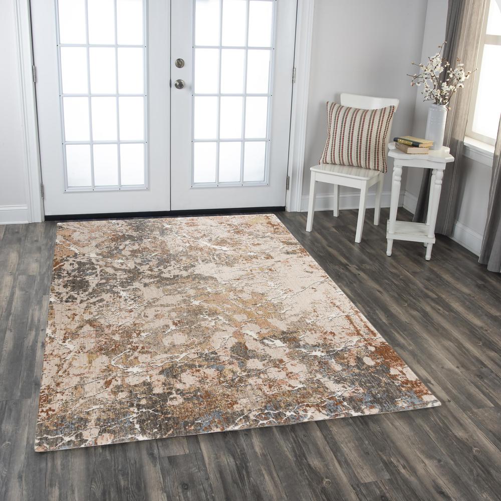 Machine/Hybrid Cut Pile Recycled Polyester Rug, 9' x 12'