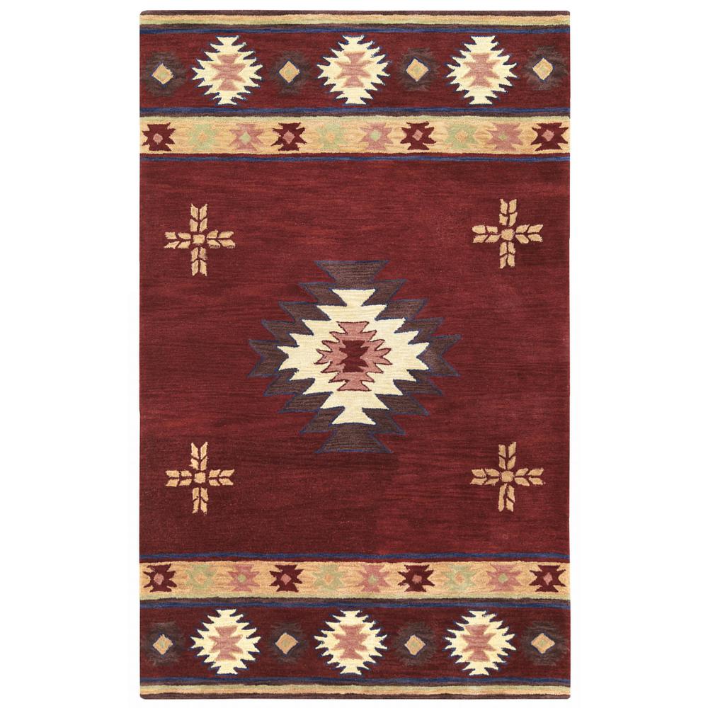 Hand Tufted Cut Pile Wool Rug, 5' x 8'