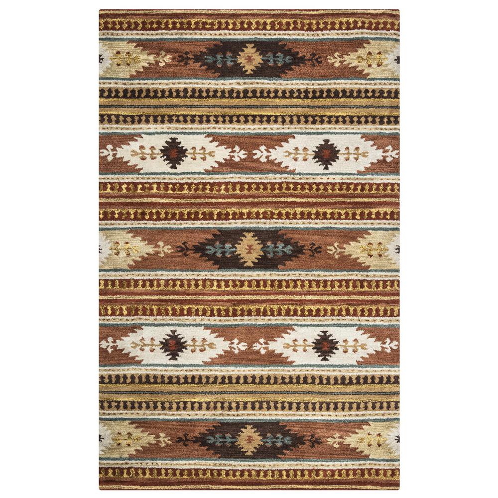 Hand Tufted Cut Pile Wool Rug, 5' x 8'