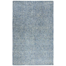 Blue Hand-Tufted Rectangle Rug with Casual Style and Cotton Backing