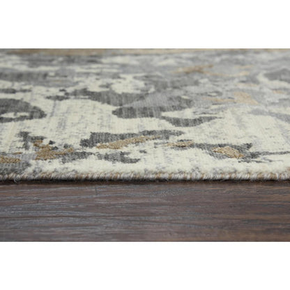 Hybrid Cut Pile Wool/ Tencel Rug, 8' x 10'