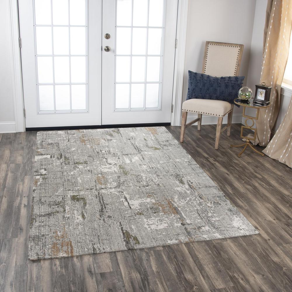 Machine/Hybrid Cut Pile Recycled Polyester Rug, 10' x 13'