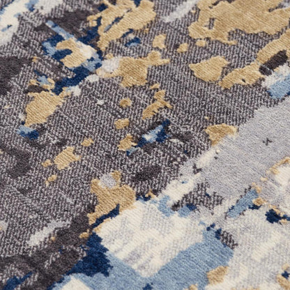Hybrid Cut Pile NZ Wool/ Tencel Blend Rug, 8' x 10'