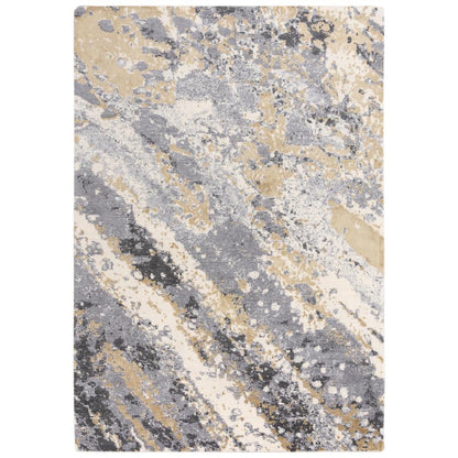 Hybrid Cut Pile NZ Wool/ Tencel Blend Rug, 9' x 12'