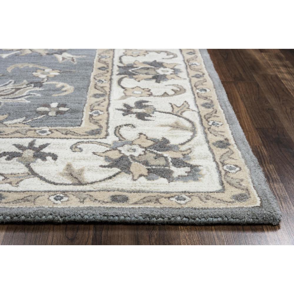Hand Tufted Cut Pile Wool Rug, 5' x 8'