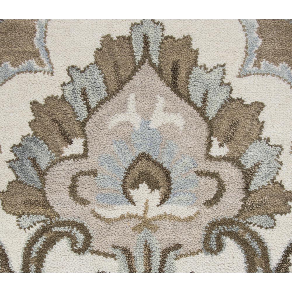 Hand Tufted Cut Pile Wool Rug, 5' x 8'