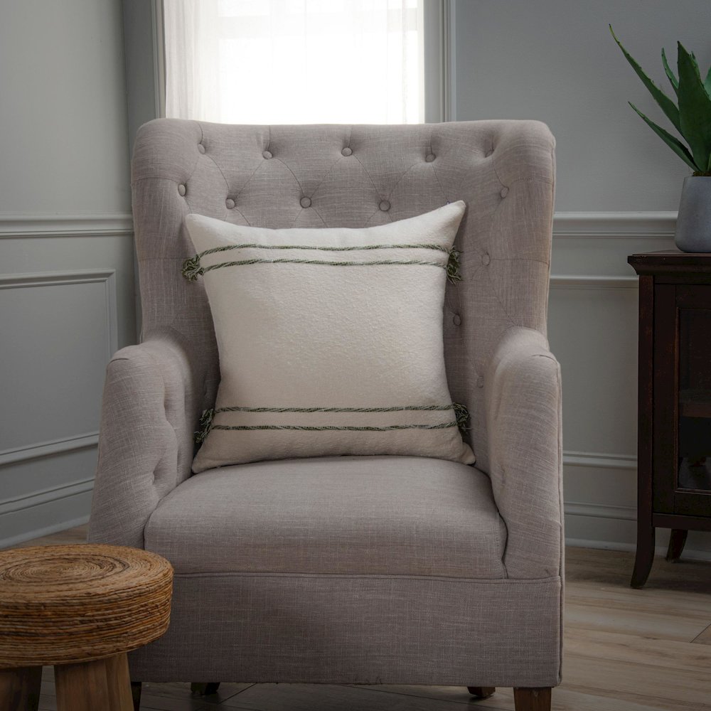 Transitional 20" x 20" Poly Filled Pillow