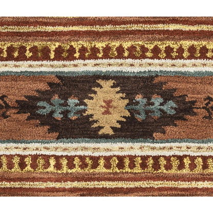 Hand Tufted Cut Pile Wool Rug, 5' x 8'