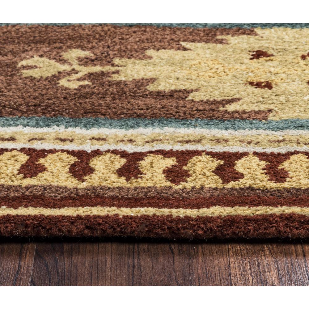 Hand Tufted Cut Pile Wool Rug, 5' x 8'