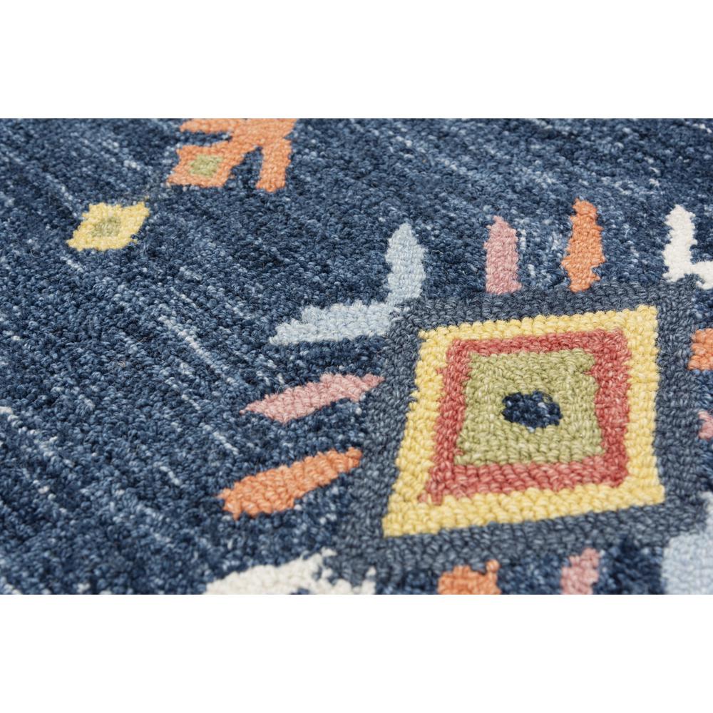 Hand Tufted Loop Pile Wool/ Polyester Internet Rug , 5' x 7'6"