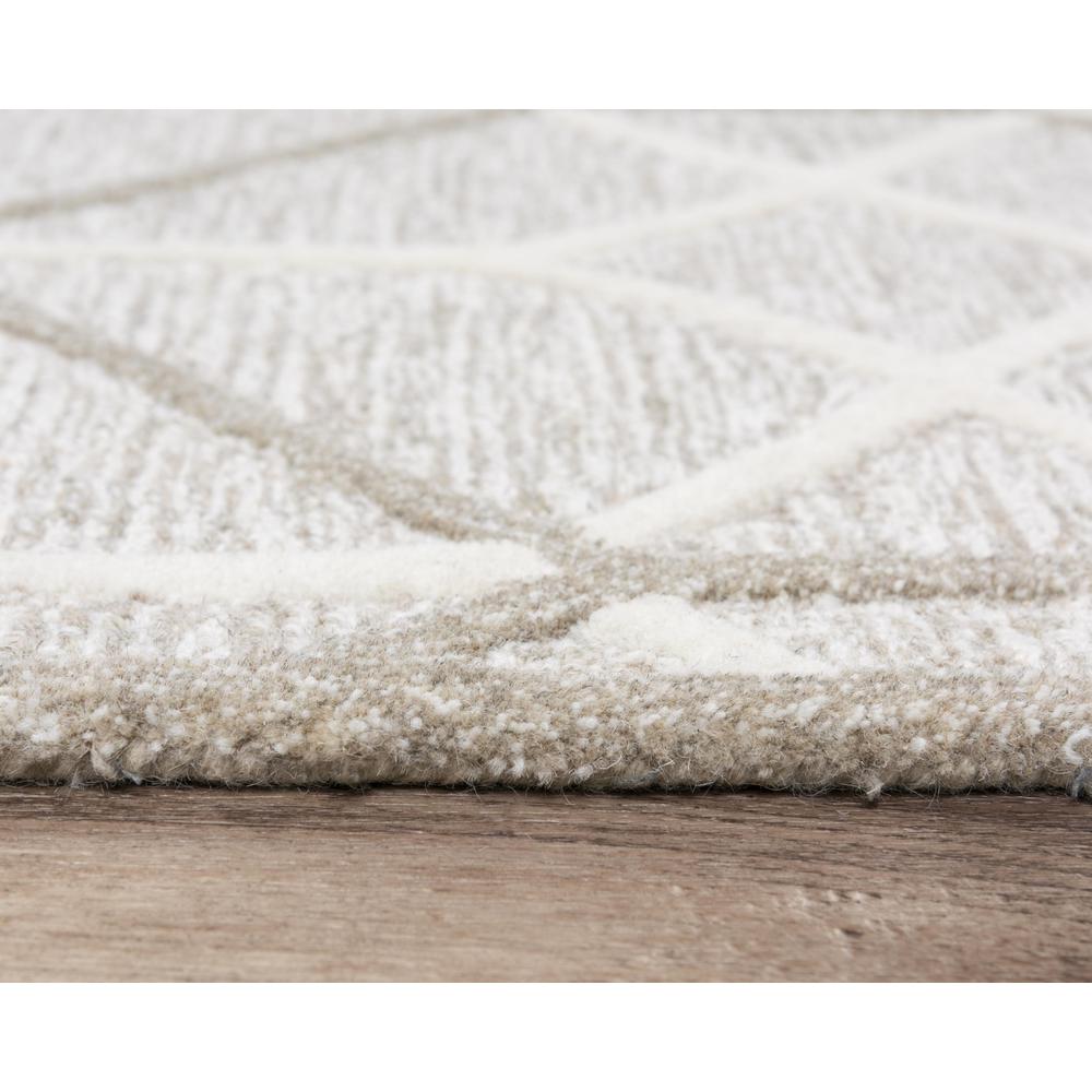 Hand Tufted Loop Pile Wool Internet Rug , 5' x 7'6"
