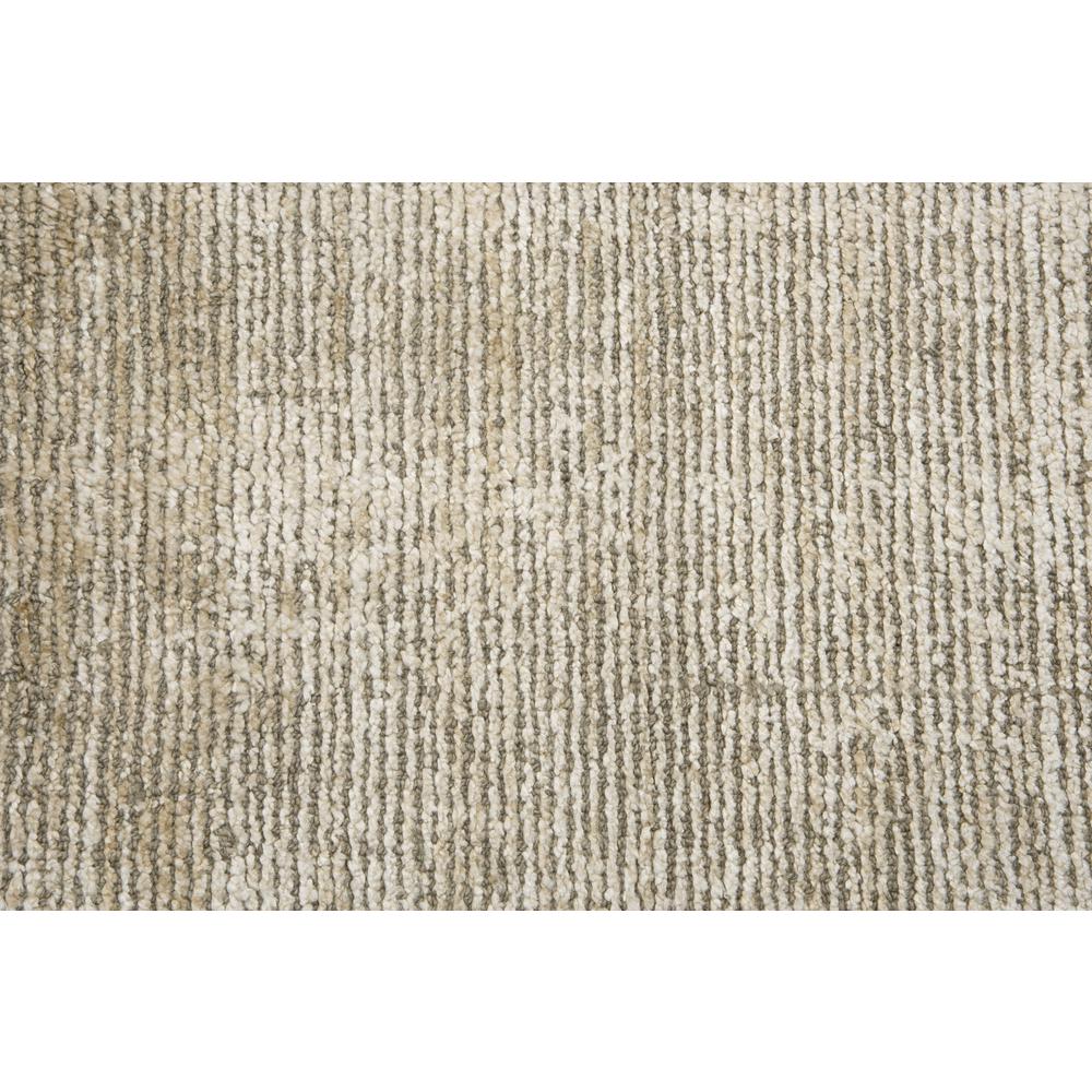 Hand Loomed Cut & Loop Pile Viscose/ Wool Rug, 5' x 8'