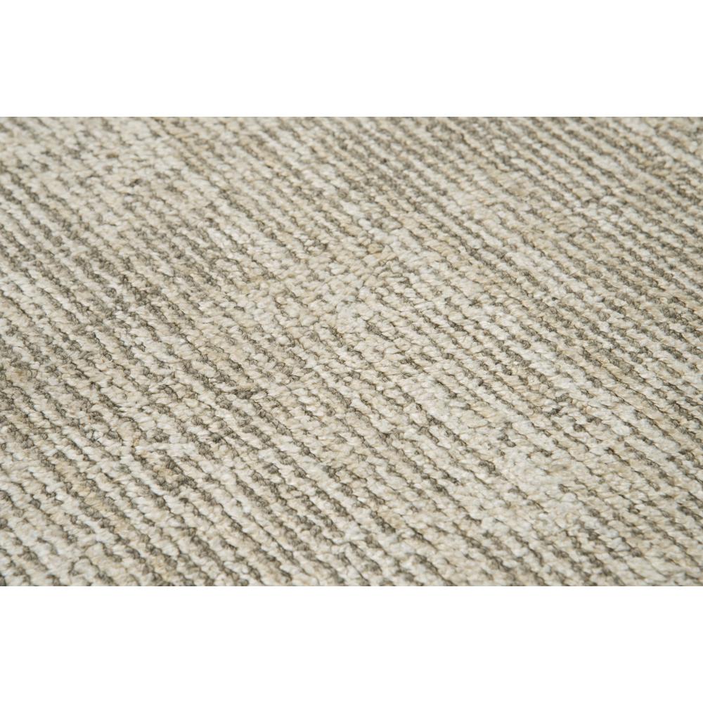 Hand Loomed Cut & Loop Pile Viscose/ Wool Rug, 5' x 8'