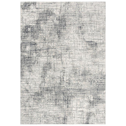 Power Loomed Cut Pile Polyester Rug, 3'11" x 5'6"