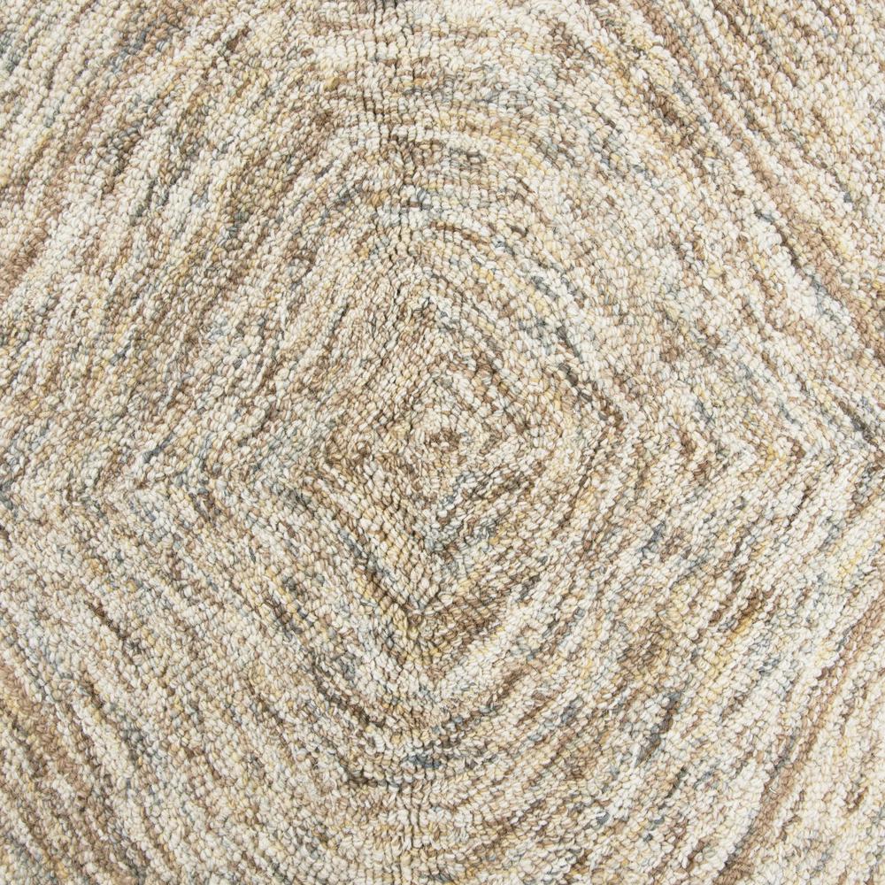 Hand Tufted Loop Pile Wool Rug, 2'6" x 8'