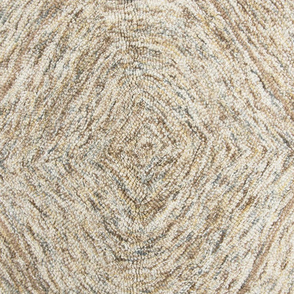 Hand Tufted Loop Pile Wool Rug, 2'6" x 8'
