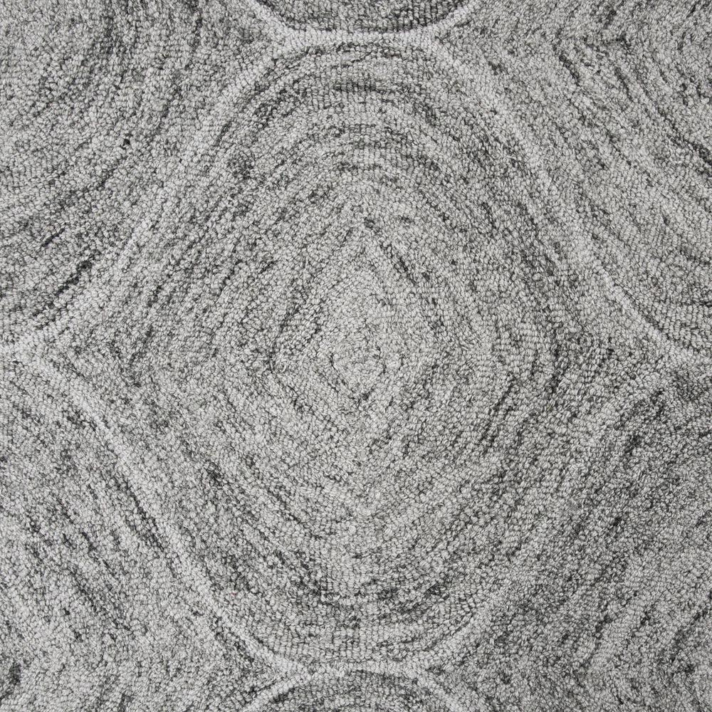 Hand Tufted Loop Pile Wool Rug, 2'6" x 8'