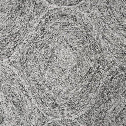 Hand Tufted Loop Pile Wool Rug, 2'6" x 8'