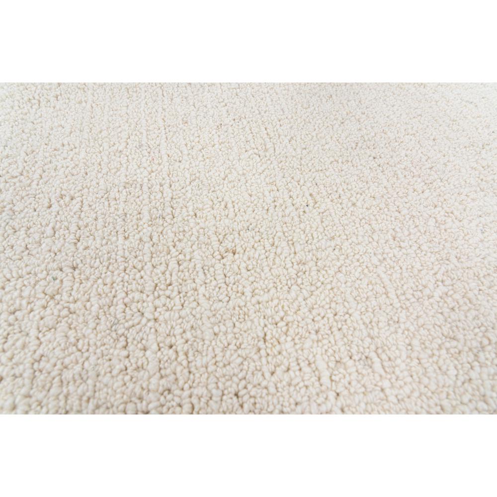 Hand Tufted Loop Pile Wool Rug, 2'6" x 8'