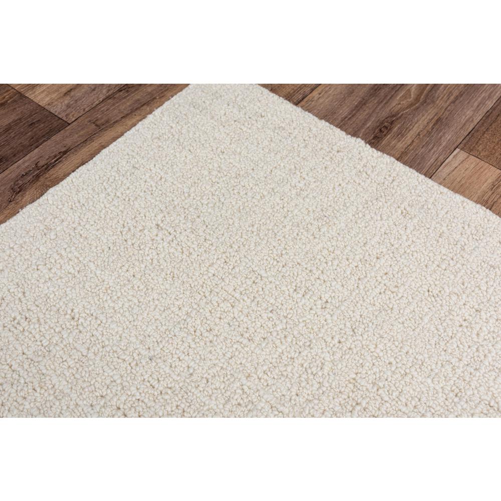Hand Tufted Loop Pile Wool Rug, 2'6" x 8'