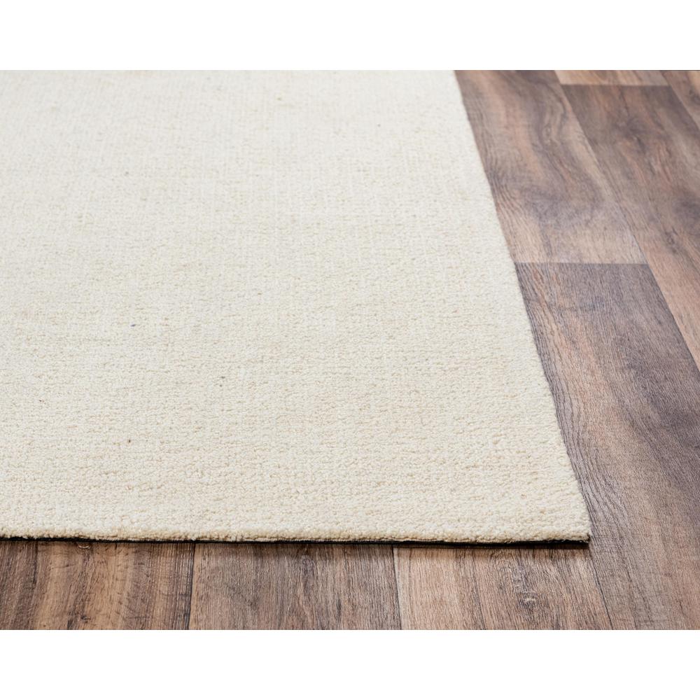 Hand Tufted Loop Pile Wool Rug, 2'6" x 8'