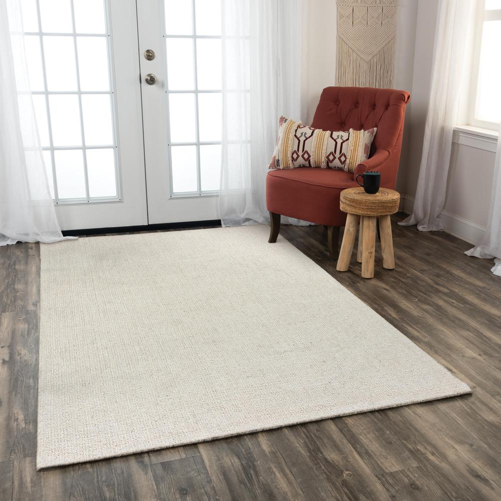 Hand Tufted Loop Pile Wool Rug, 2'6" x 8'