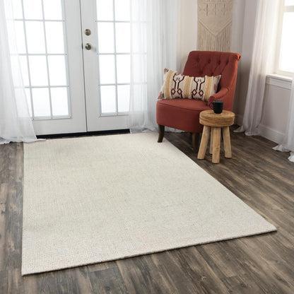 Hand Tufted Loop Pile Wool Rug, 2'6" x 8'