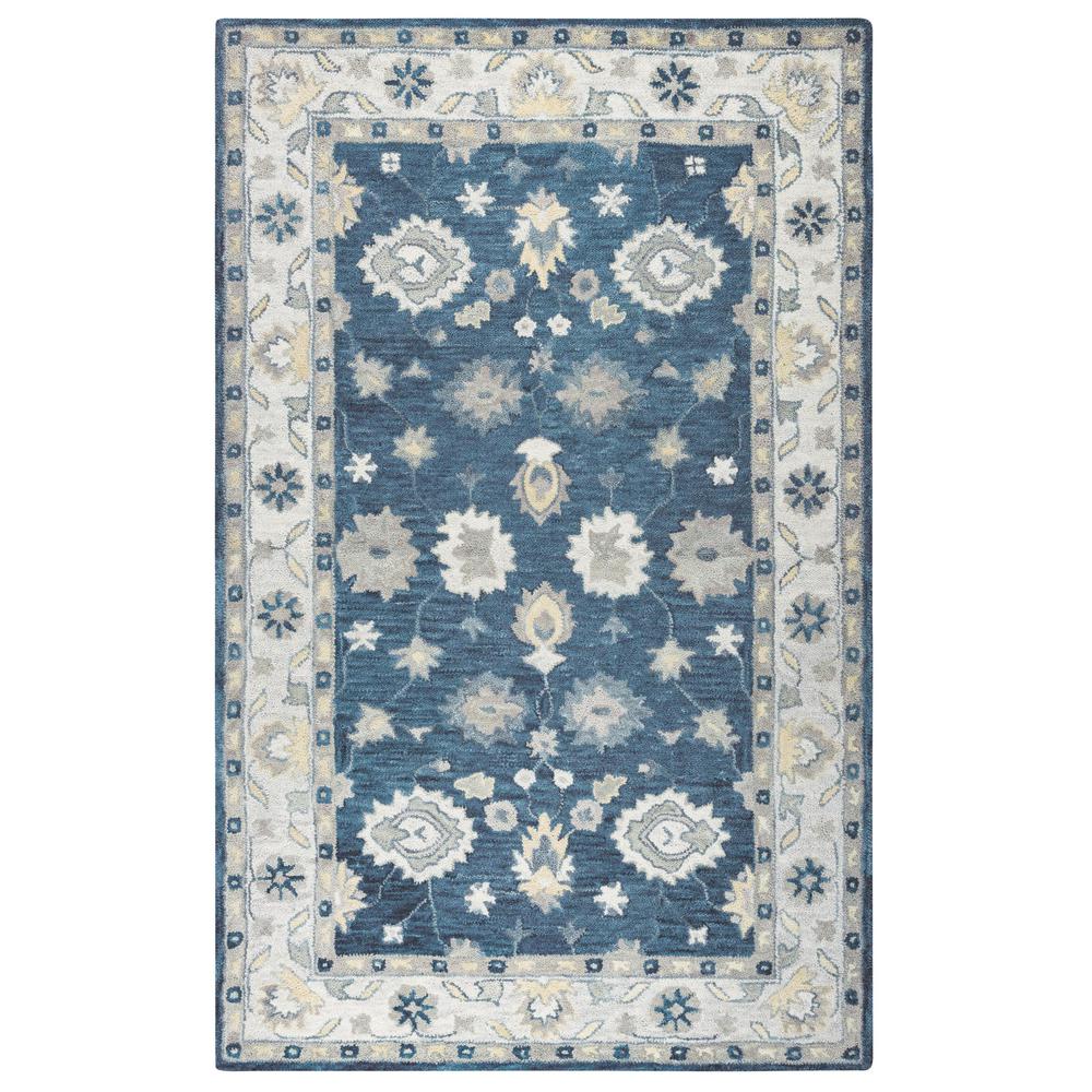 Hand Tufted Cut Pile Wool Rug, 5' x 8'